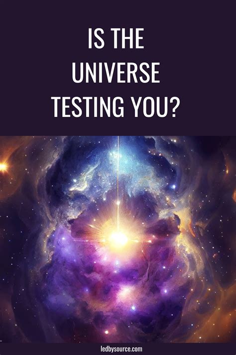 the universe tests you hard before you level up|5 Signs the Universe Is Testing You (And How to Pass).